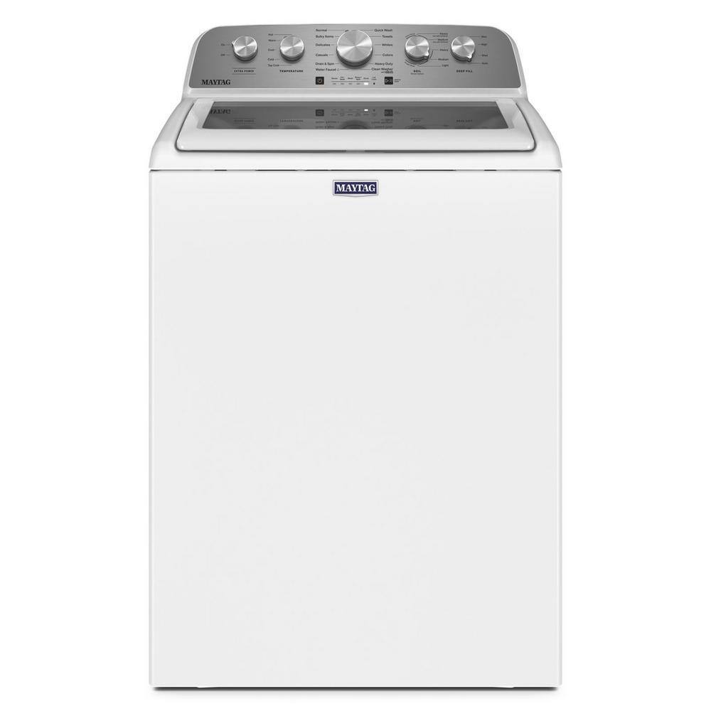 Maytag 4.8 cu. ft. Top Load Washer with Extra Power Boost, White MVW5430MW