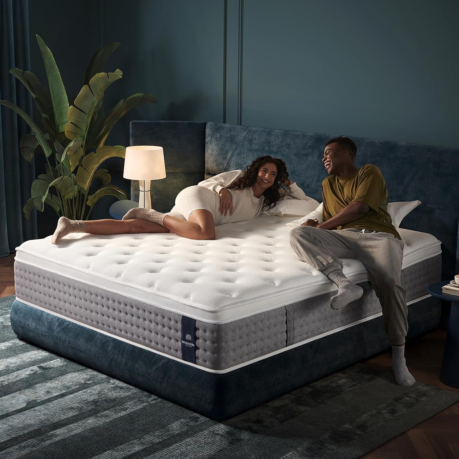 King Mattress 14 Inch Medium Firm Hybrid with Memory Foam