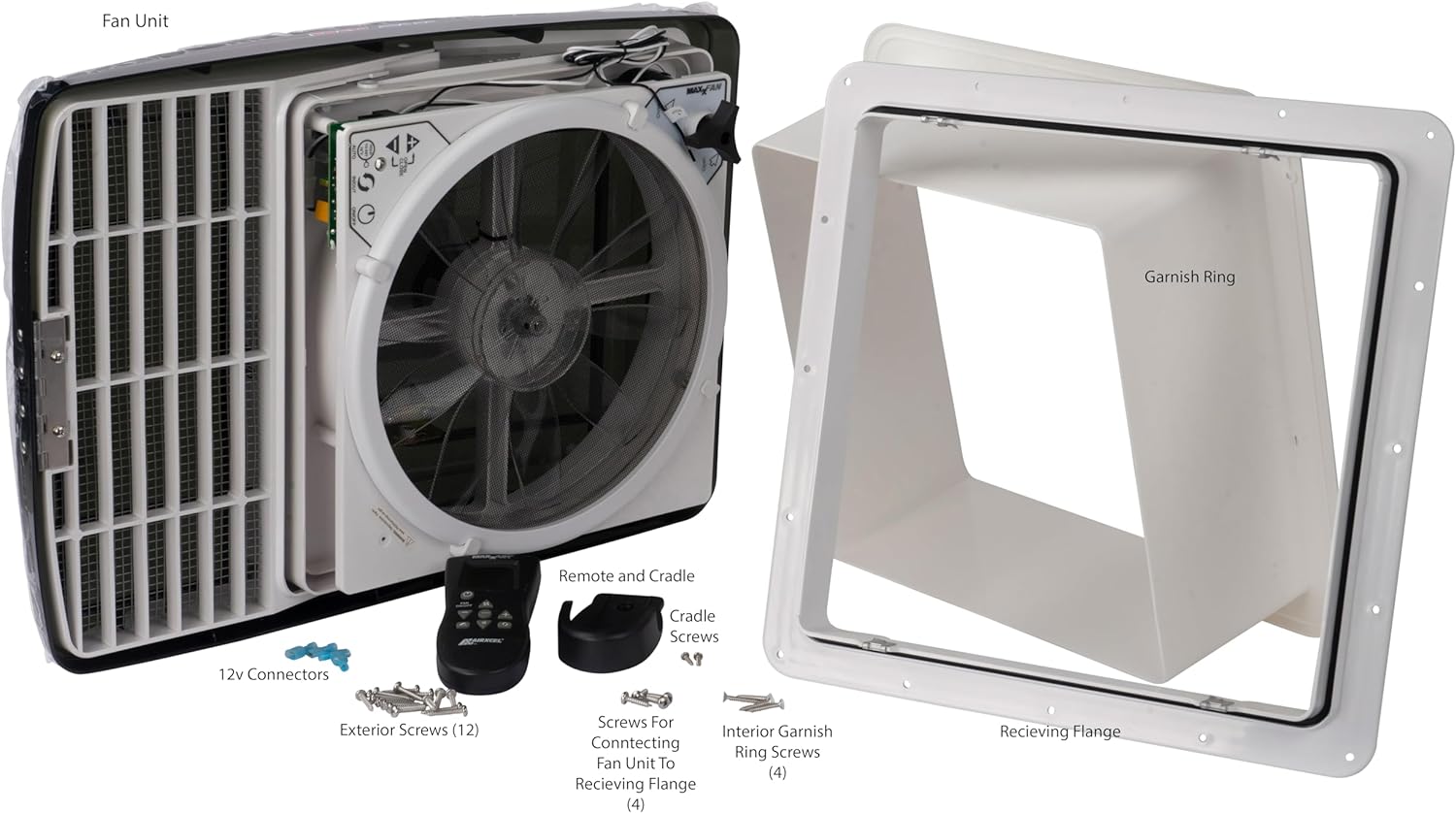 Maxxfan Deluxe 10-Speed Reversible Vent Fan