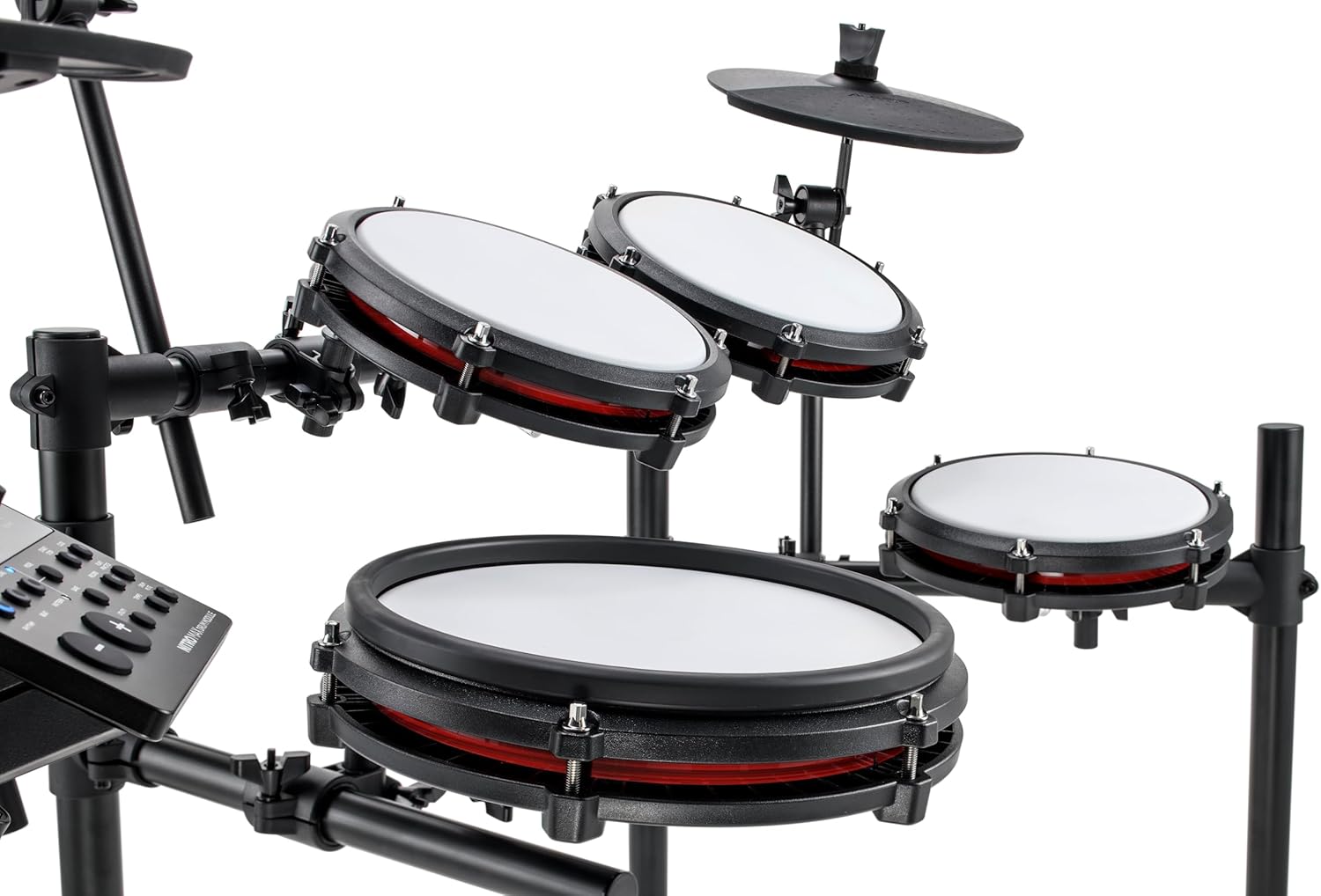 Max Electric Drum Set with Mesh Pads & Bluetooth