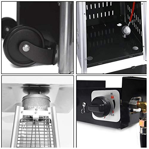 2026 2 Sets 40,000 Btu Propane Patio Heater, Standing Pyramid Outdoor Heaters