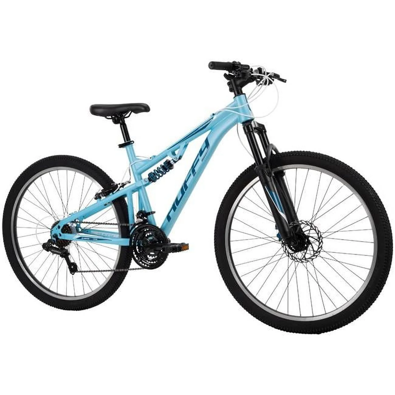 2026 Huffy 26 in. Marker Womens Full Suspension Mountain Bike, Blue