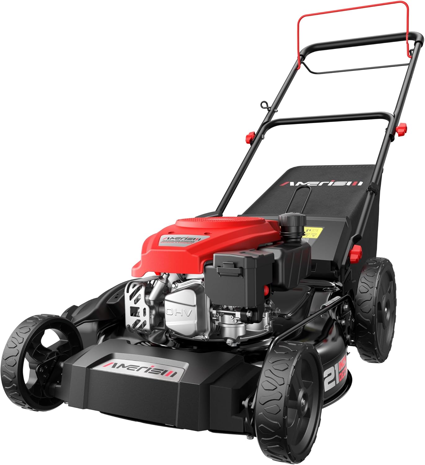 Gas-Powered Self-Propelled Lawn Mower 21′′ Deck