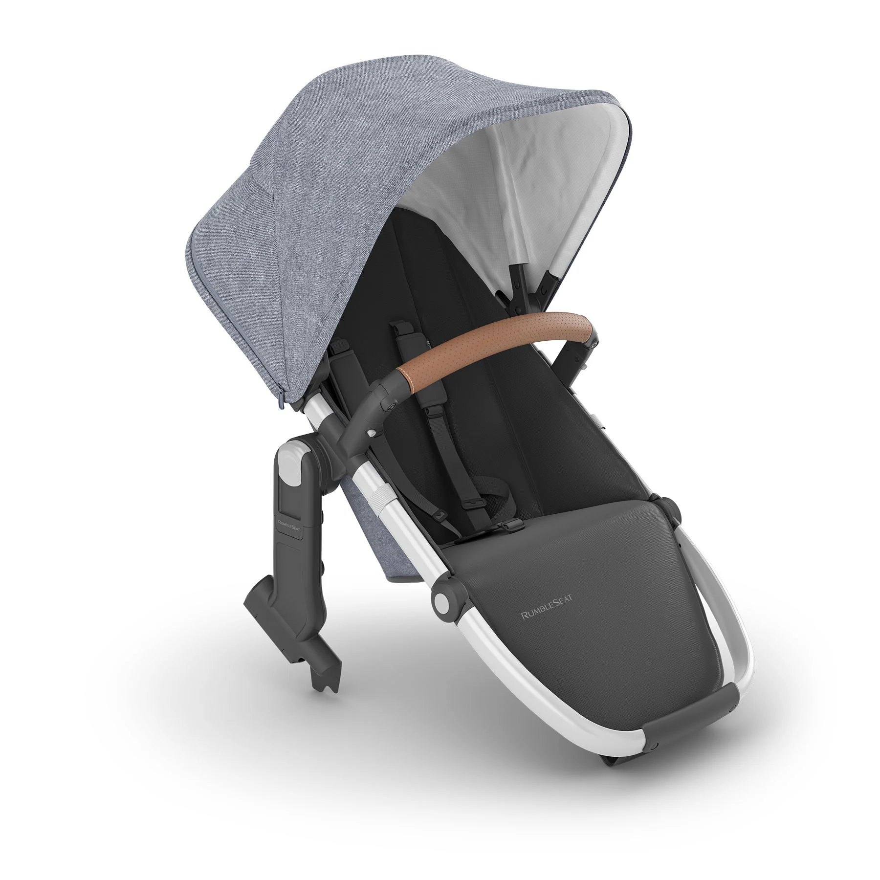 2026 UPPAbaby VISTA V2 RumbleSeat V2+ – Enhanced Double Stroller Seat with Adjustable Footrest & Canopy