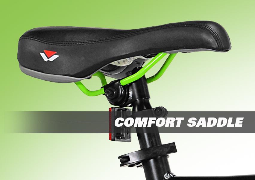 Genesis 27.5 RCT Mens Mountain Bike, Black/Green