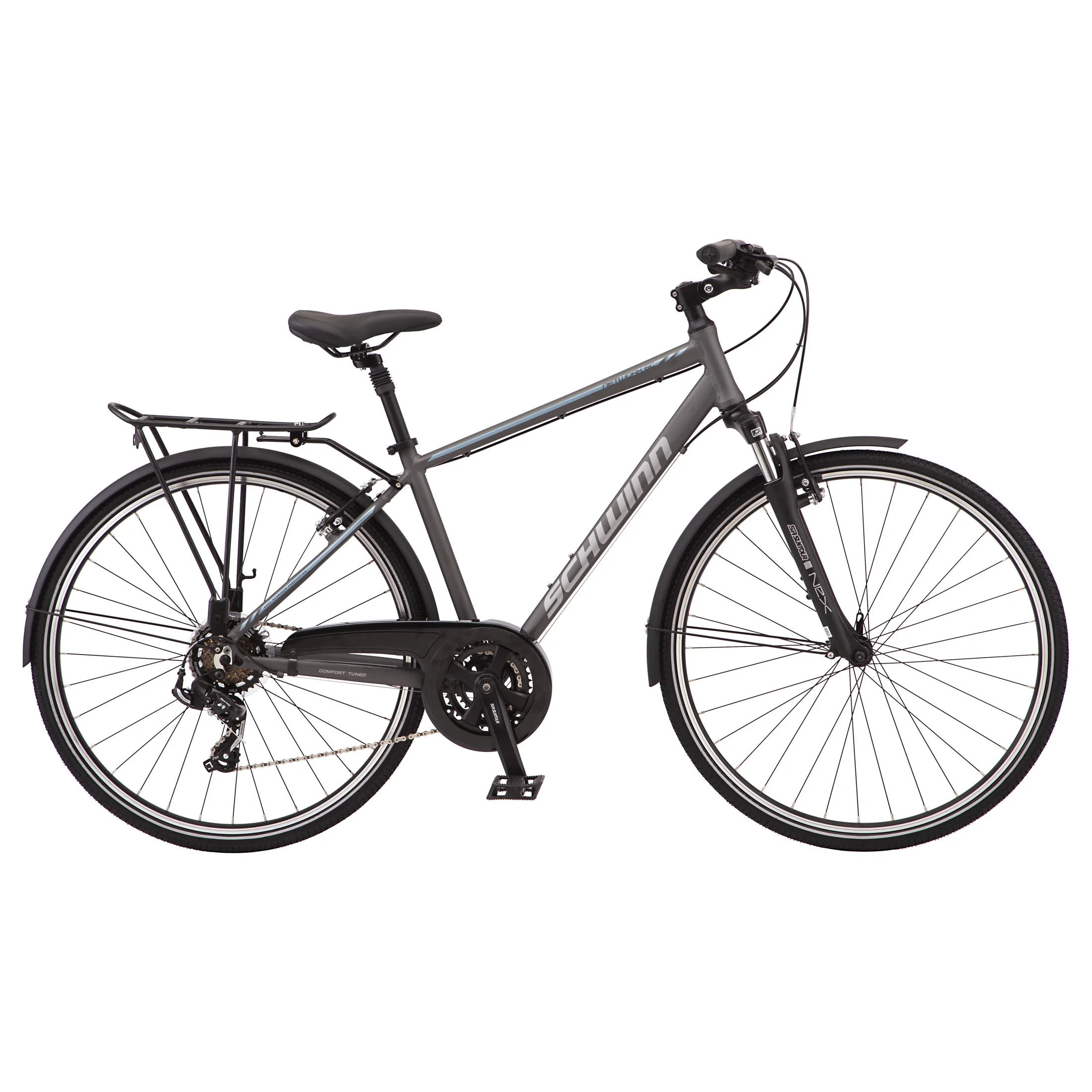 Schwinn Network 6c Hybrid Bike, 21 Speeds, Large 19.5