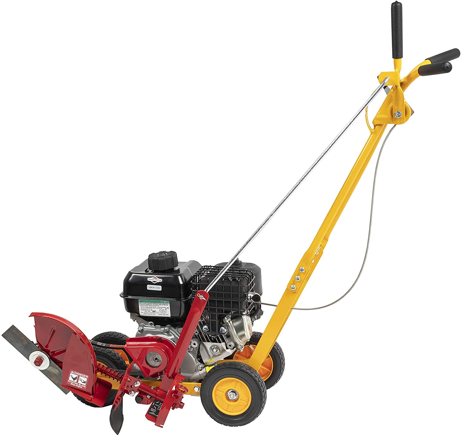 2026 101-5.5GT-7Gas Powered Lawn Edger, 5.50 Gross Torque/3.5 HP B&S Engine 7′′ Wheels