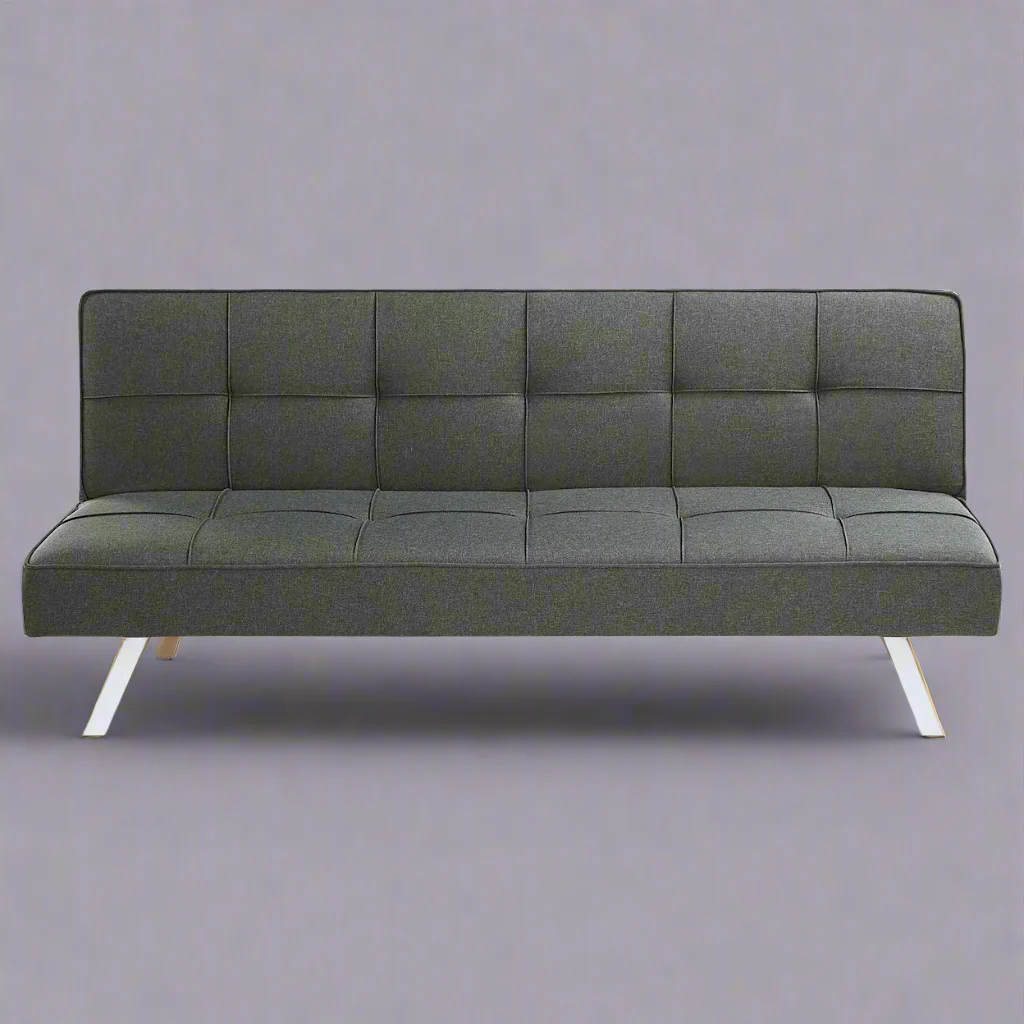 2026 Modern Metal Frame Sofa Bed Sleeper – Convertible Lounger & Bed for Small Spaces
