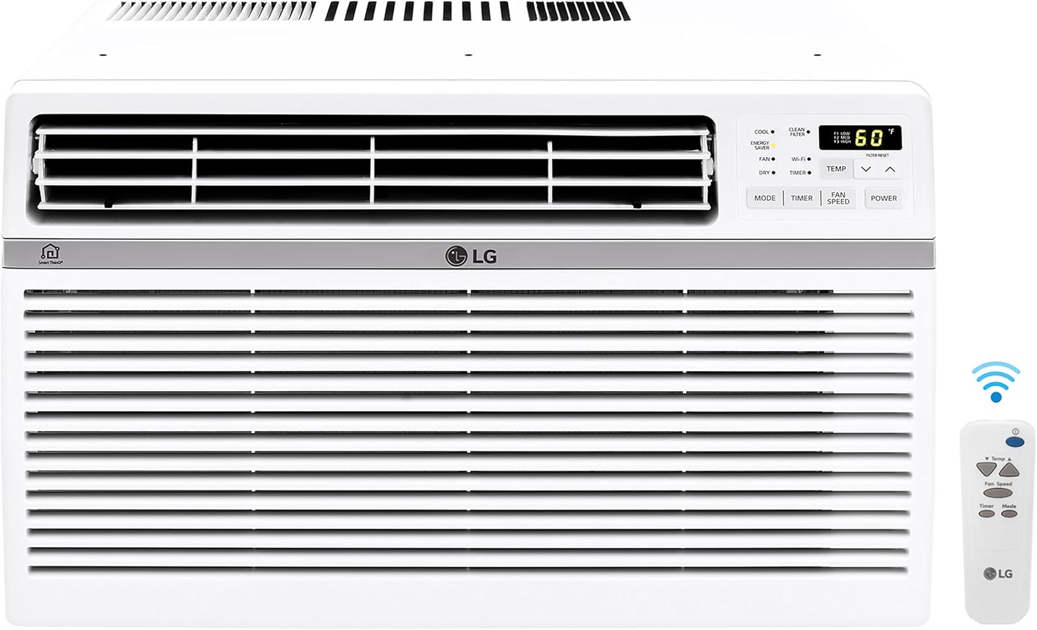8,000 BTU Window Air Conditioner, Remote & Quiet