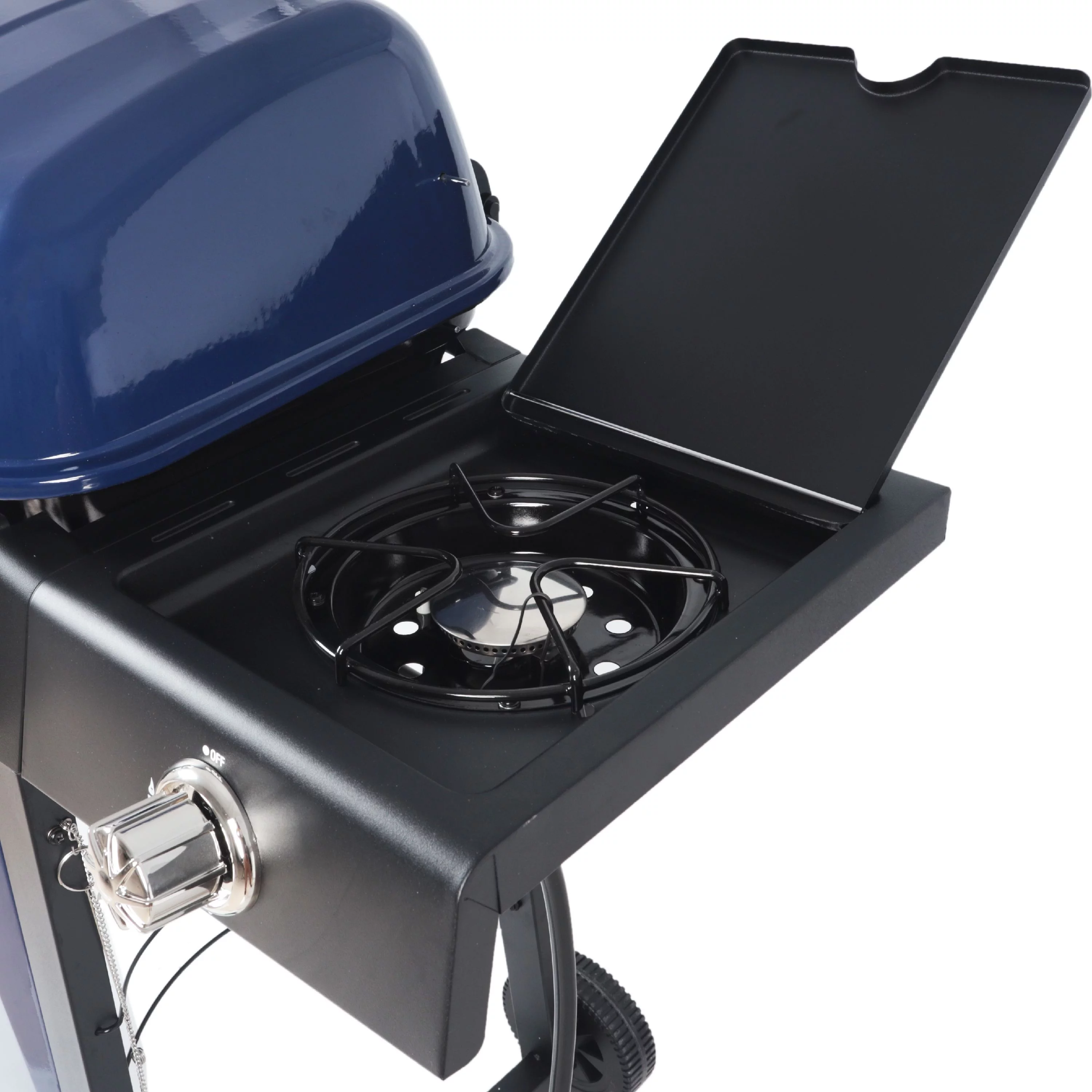2026 RevoAce 3 Burner Propane Gas Grill Including a Side Burner, Blue Sapphire, GBC1729WBS, New