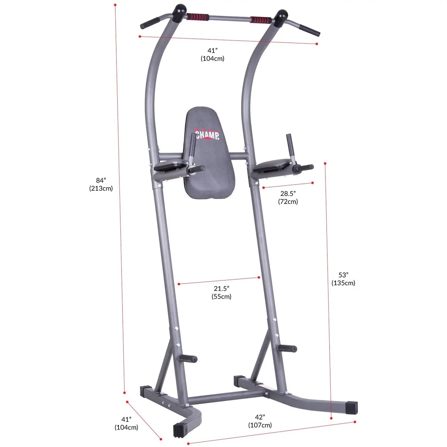 2026 Body Champ PT620 Multi Functional Power Tower for Upper Body Strength Training