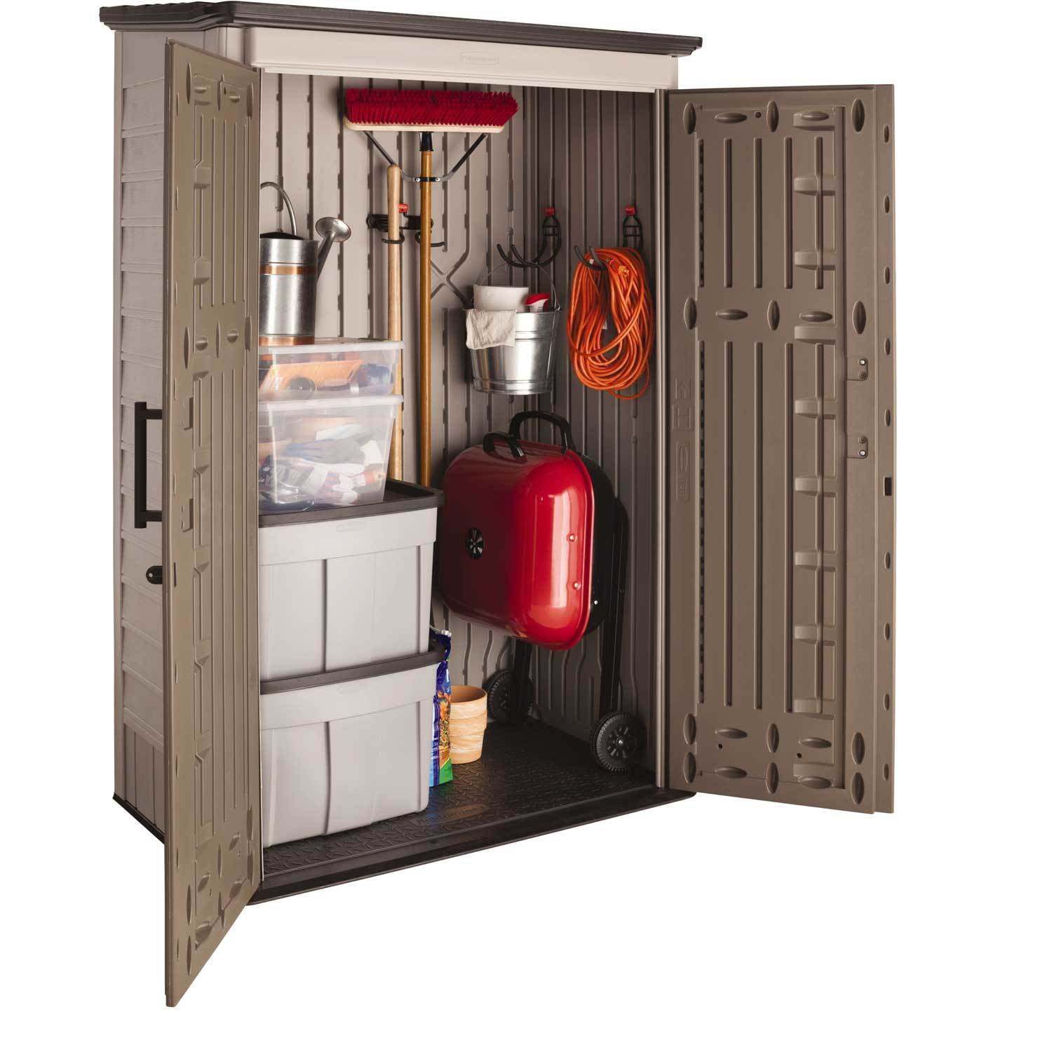 2026 Rubbermaid Outdoor Storage Shed, 52 Cu.Ft., Weather-Resistant, Lockable Doors