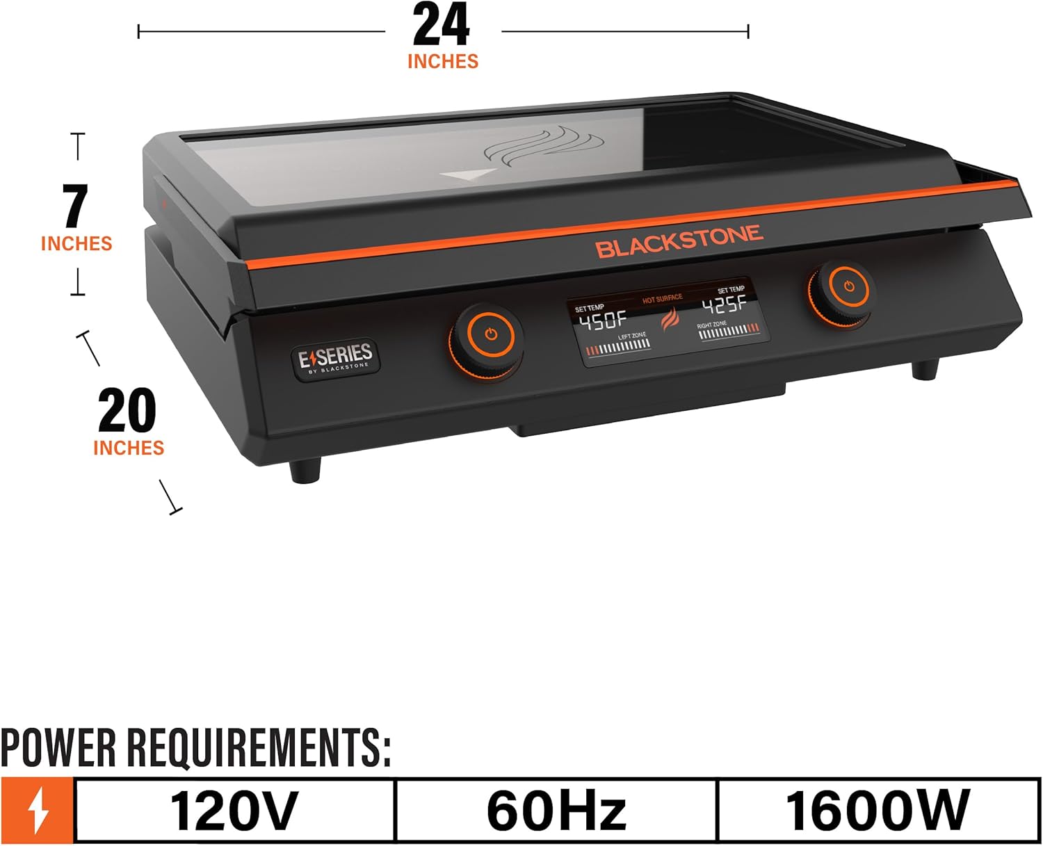 22-Inch Electric Griddle – Non-Stick Ceramic Surface
