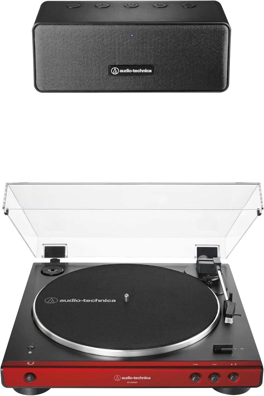AT-LP60XBT-BK Wireless Belt-Drive Turntable