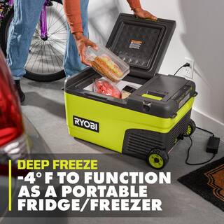 RYOBI ONE+ 18V 24 Qt. Hybrid Battery Powered Iceless Cooler (Tool Only) Pi1824QBT