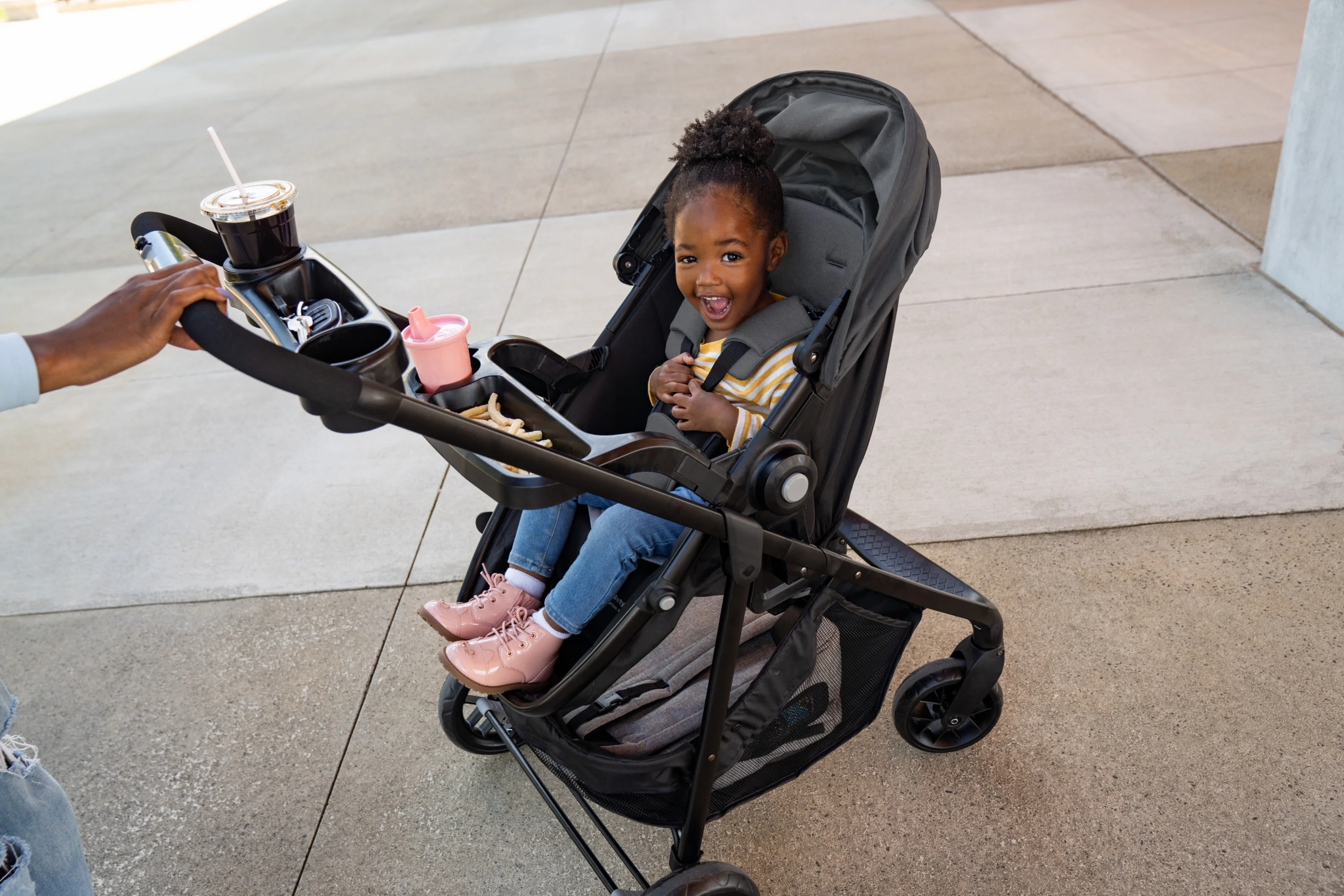 2026 Safety 1st Grow and Go Sprint Modular Travel System Stroller with Rear-Facing Infant Car Seat, Bluestone