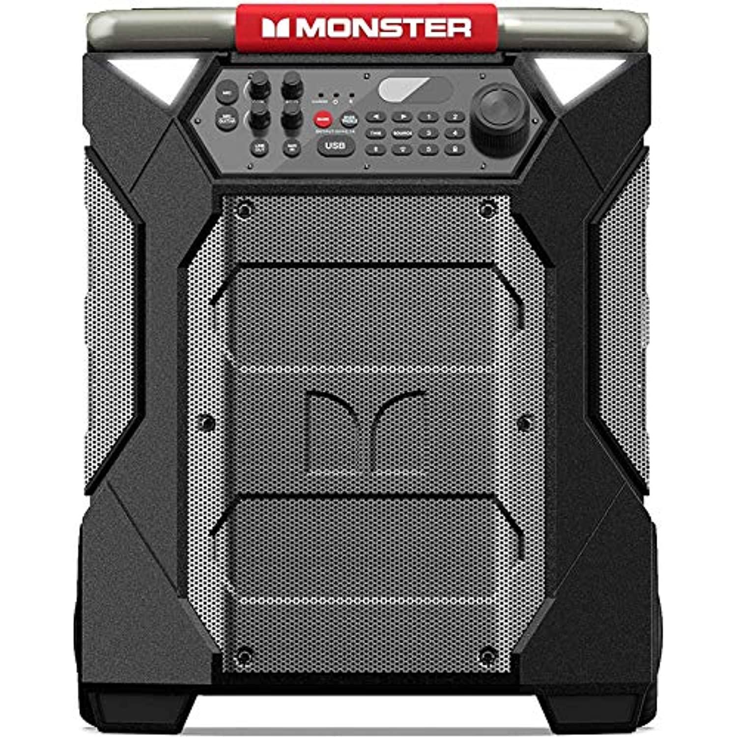 Monster Rockin�� Roller 270 Indoor/Outdoor Portable Bluetooth Speaker | Up to 200W of 270 Degree Sound & Up to 100 Hours of Playtime