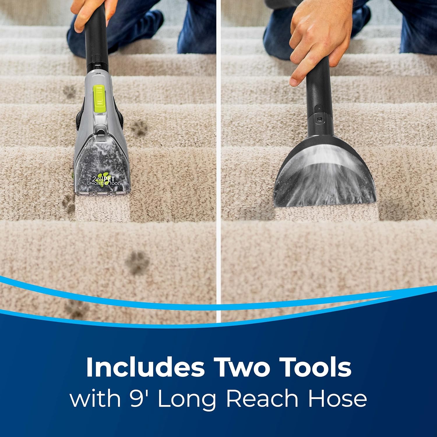 Big Green Professional Carpet Cleaner with Tools