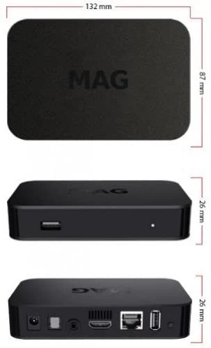 {Package of 2 } IPTV Box + in Built WiFi + HDMI Cable + Remote + Power Adapter
