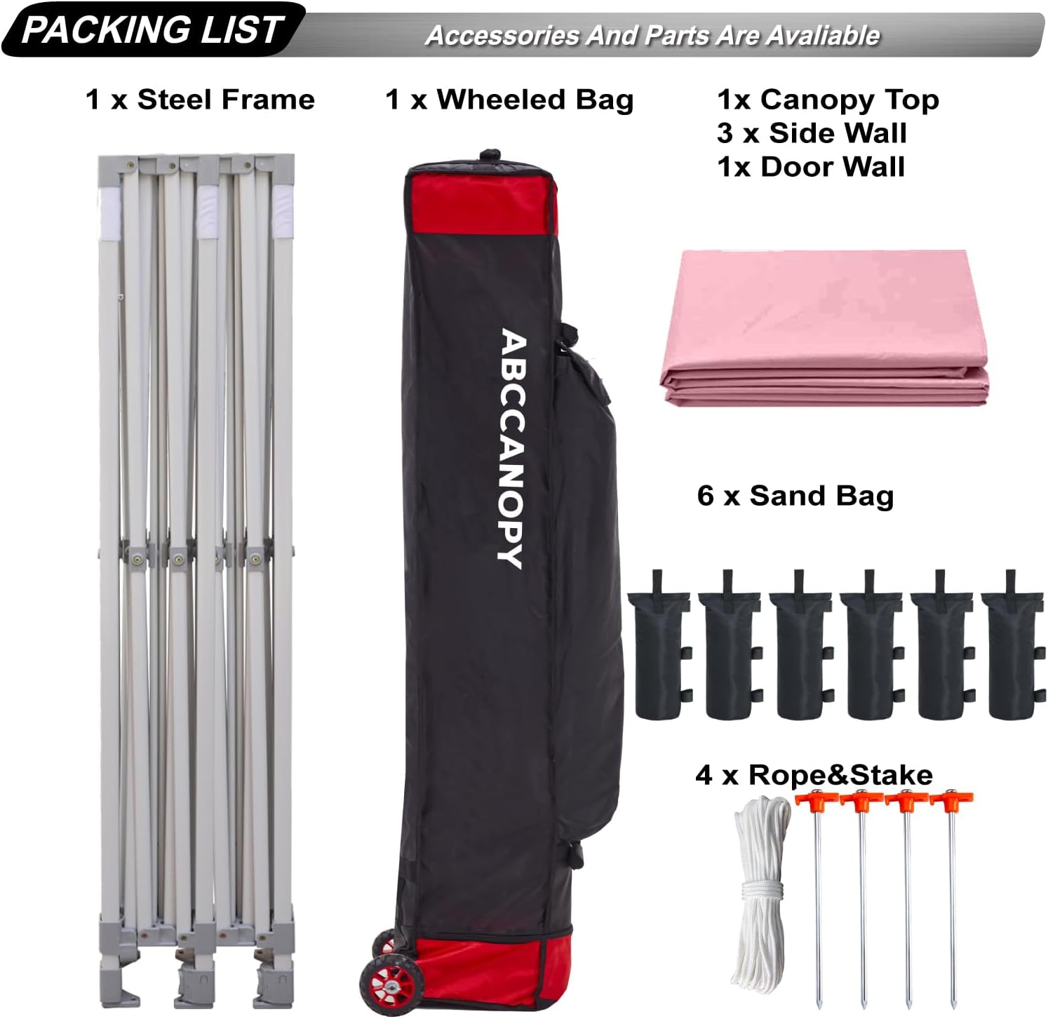 Easy Pop Up Canopy Tent 10×10 with Sidewalls