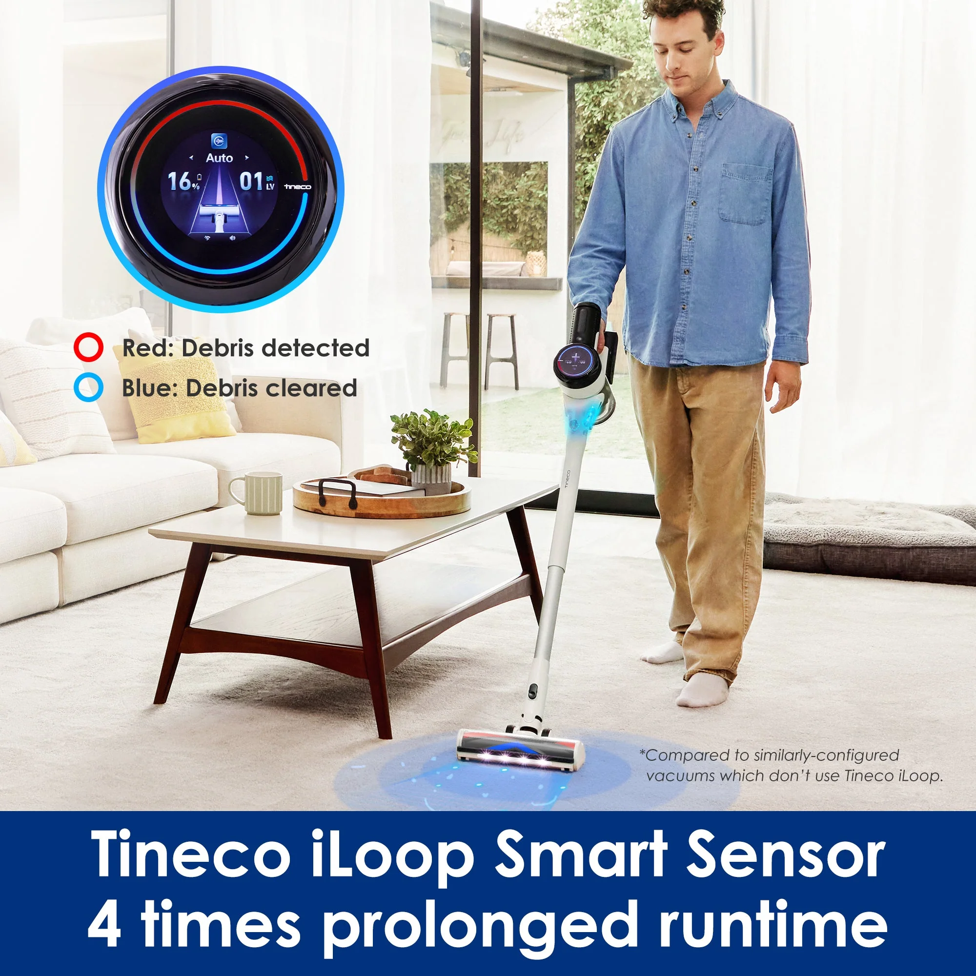 Tineco Pure ONE S15 PRO Smart Cordless Stick Vacuum Cleaner