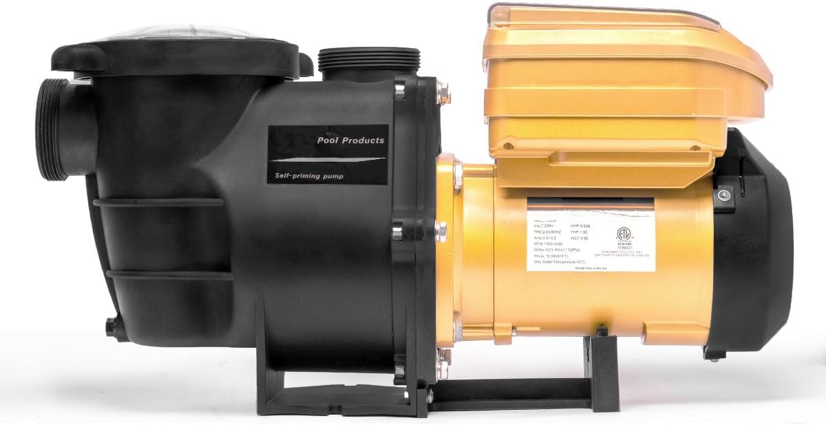 2Hp Variable Speed In-Ground Pool Pump 230V