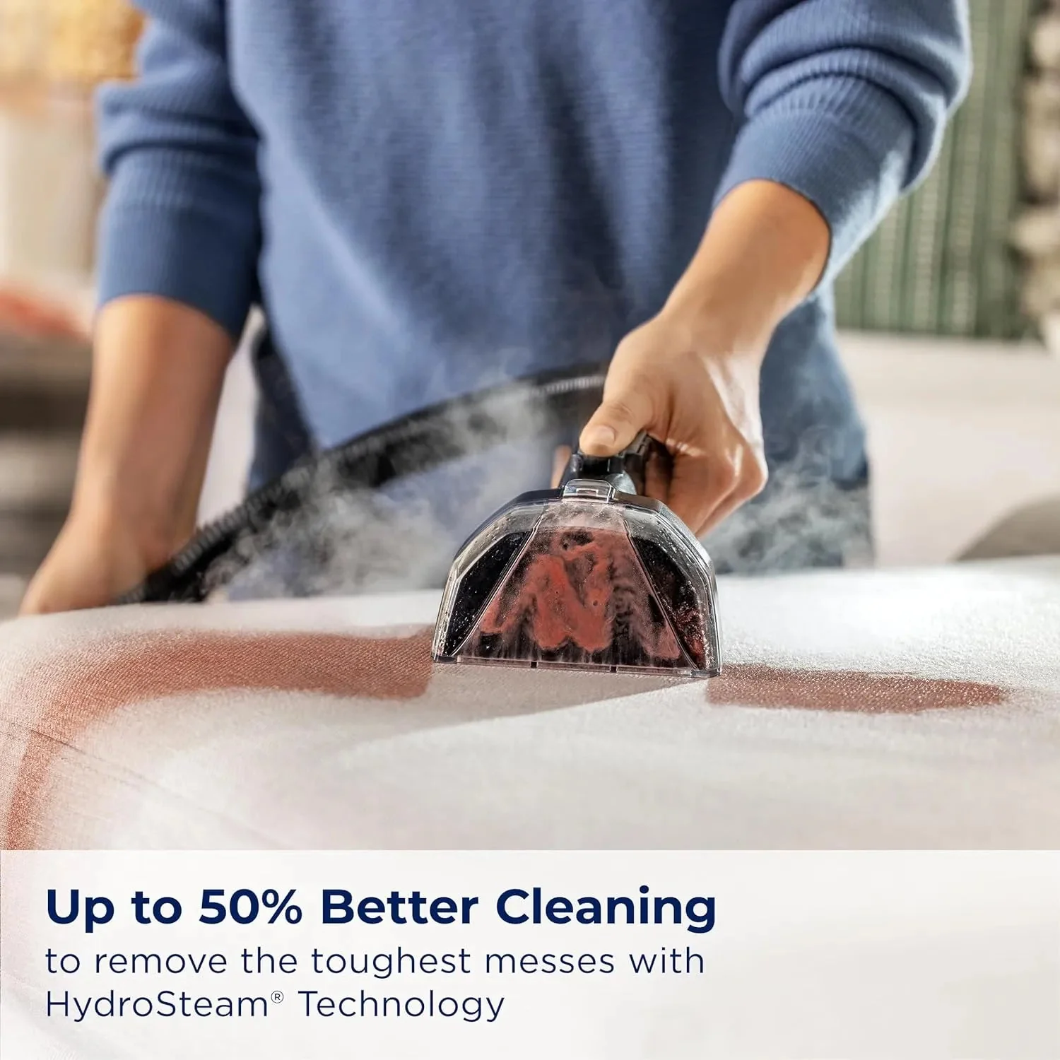 Green HydroSteam Multi-Purpose Portable Carpet and Upholstery Cleaner, Car and Auto Detailer, 3618, Black and Copper Harbor