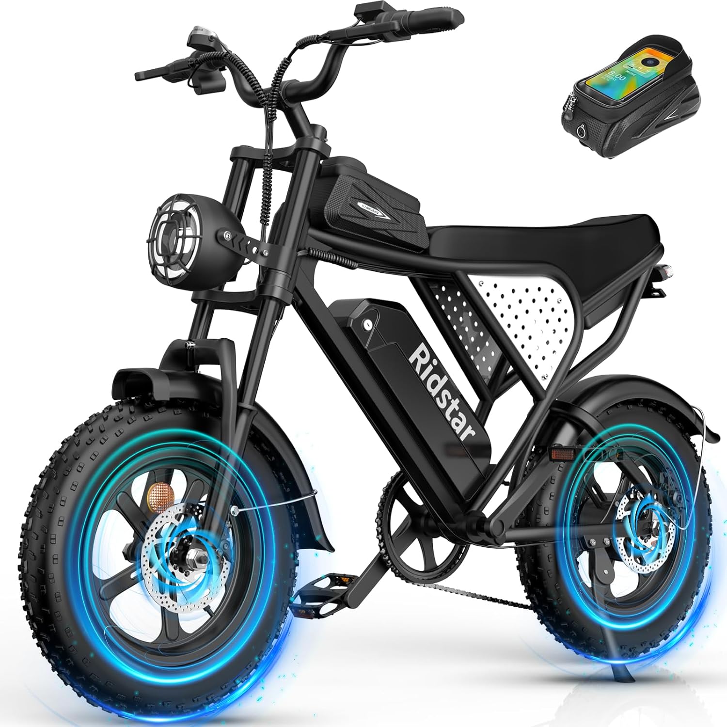Electric Bike Q20, 2000W, 52V, 30-180 Miles