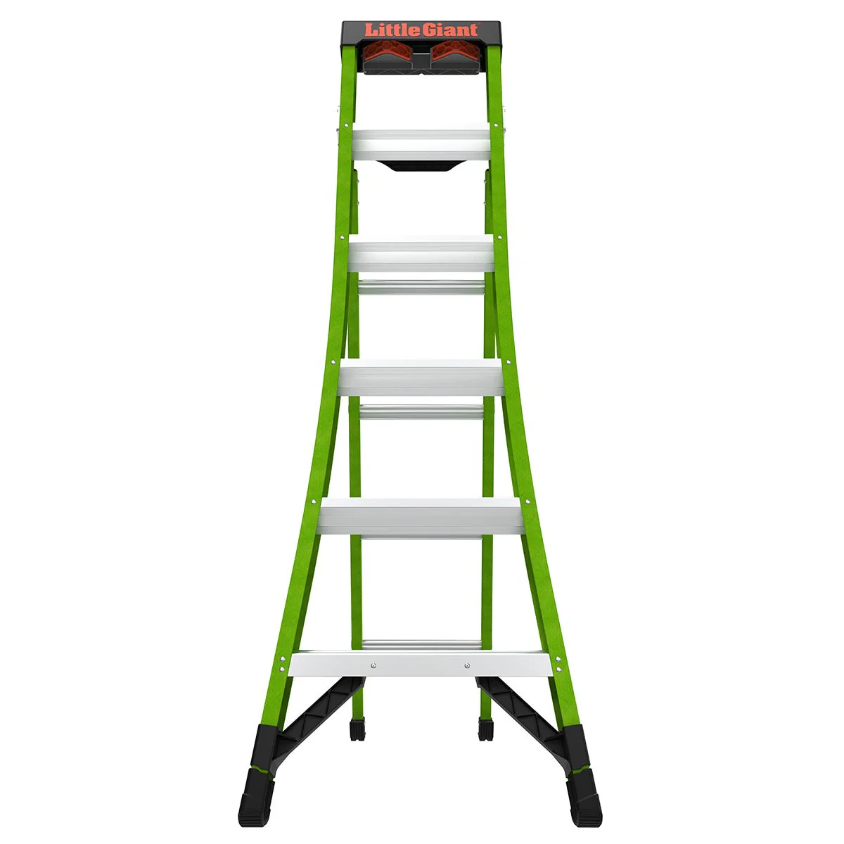 Little Giant 13906-303 KING KOMBO™ 6-Foot Fiberglass 3-in-1 Professional Ladder, 375 lbs Capacity