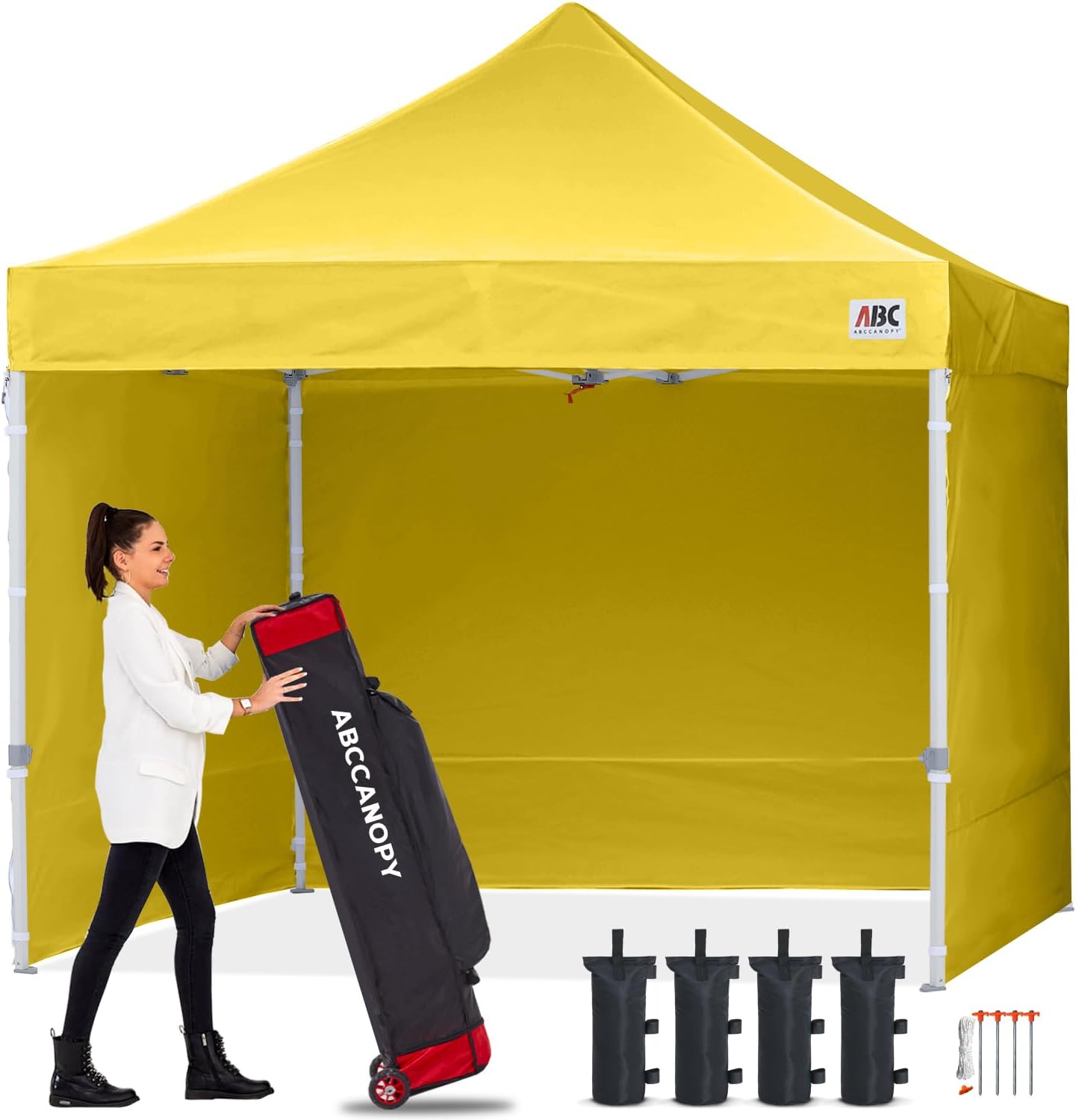 Easy Pop Up Canopy Tent 10×10 with Sidewalls