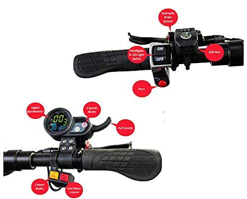 2026 60MPH Ultra High Speed Electric Scooter for Adults Foldable, 5000W Power Dual Motor| 60V /38.5Ah Battery | 83 Miles Range | Grade 30°