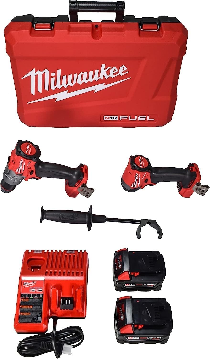 18V Lithium-Ion Cordless Hammer Drill & Impact Driver Combo