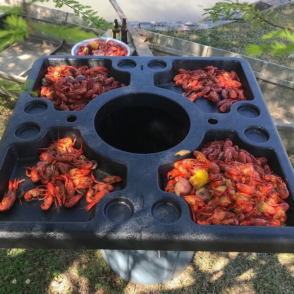 Bayou Classic? 40.5in Square Outdoor Seafood / Event Table