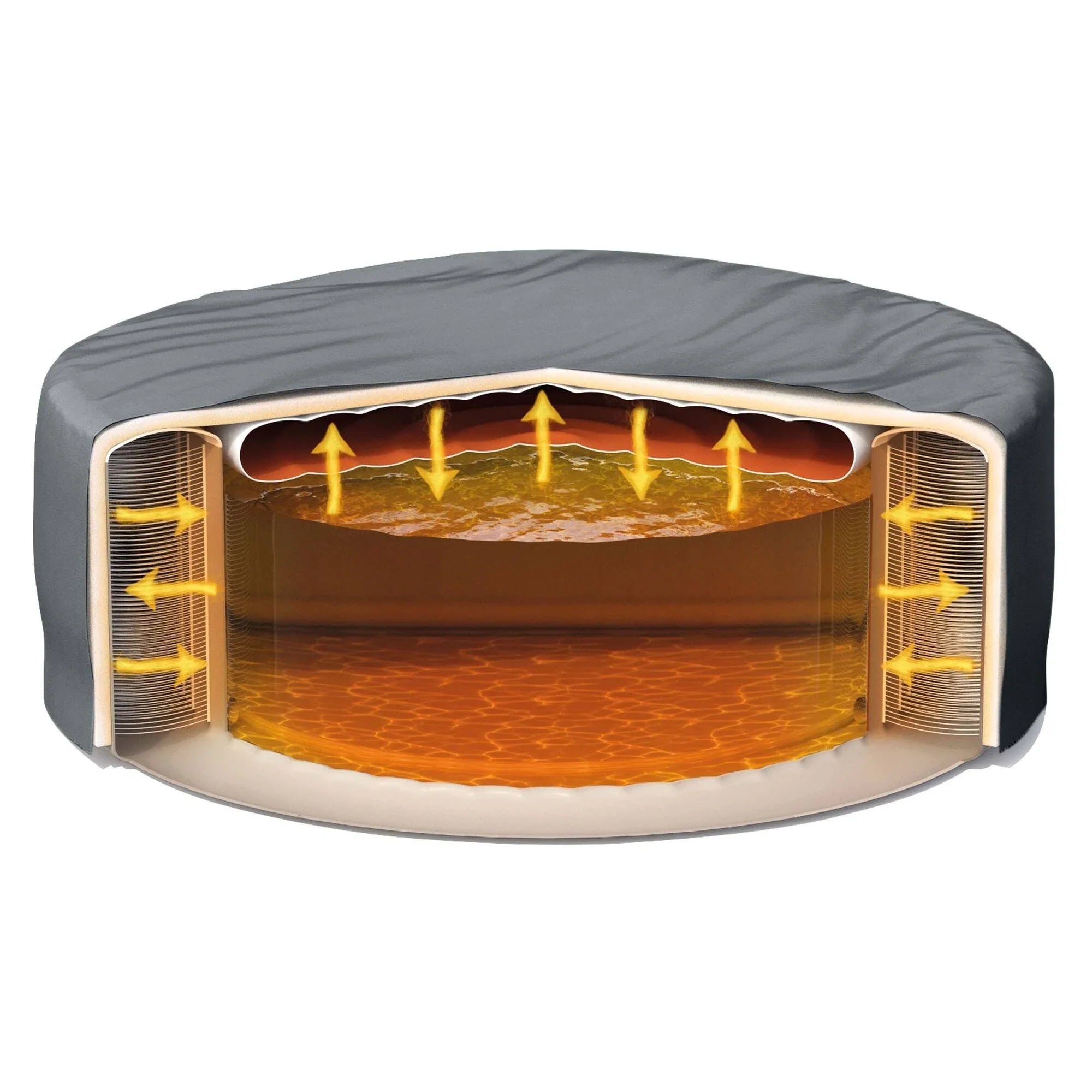 Intex PureSpa Plus Portable Inflatable Hot Tub, 77 x 28