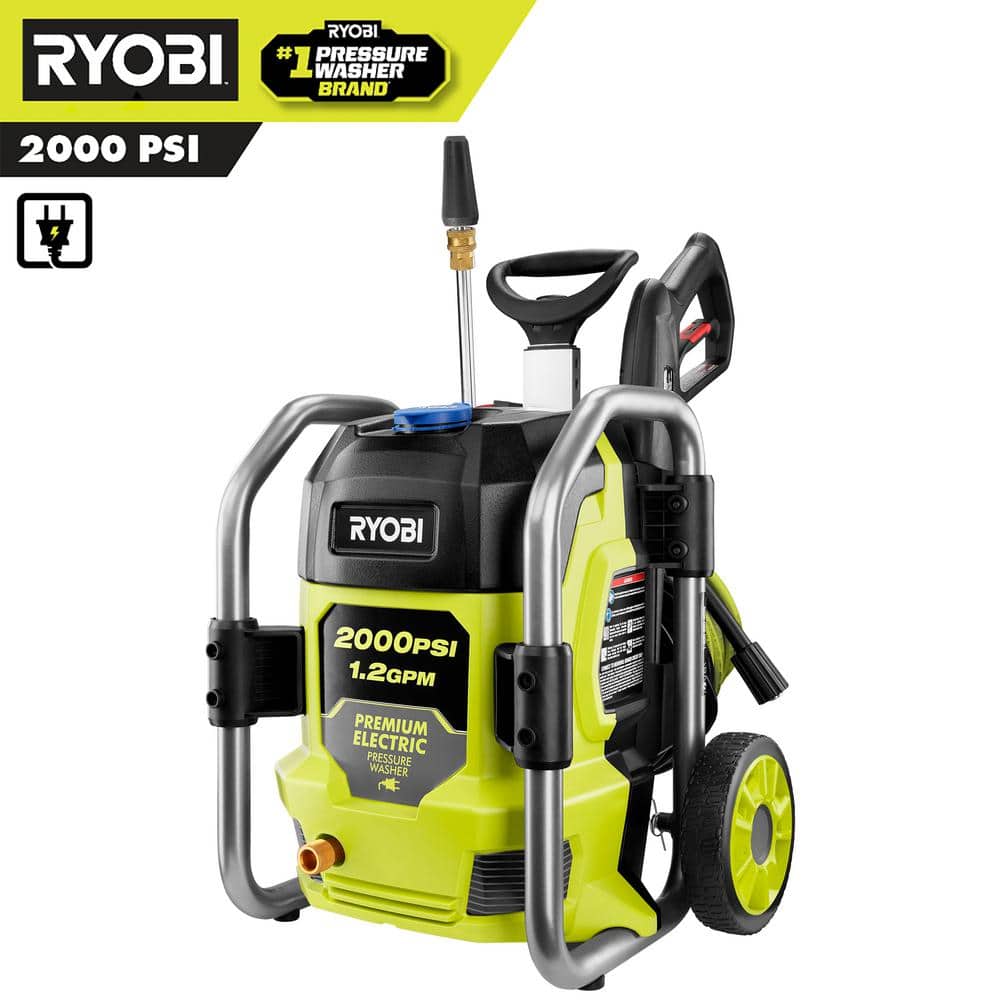 RYOBI 2000 PSI 1.2 GPM Cold Water Corded Electric Pressure Washer RY142022?? Last Day For Clearance
