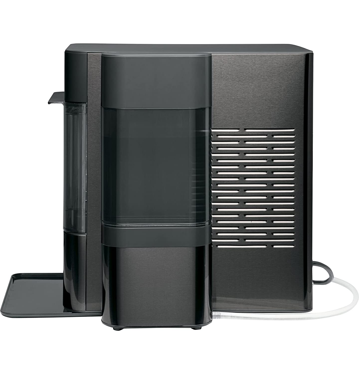 2.0 Countertop Nugget Ice Maker | Ice Machine with WiFi Connectivity | Smart Home Kitchen Essentials | Black Stainless