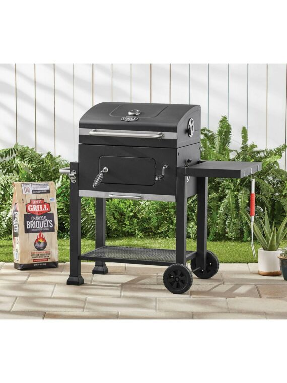 Expert Grill Heavy Duty 24-inch Charcoal Grill, Black