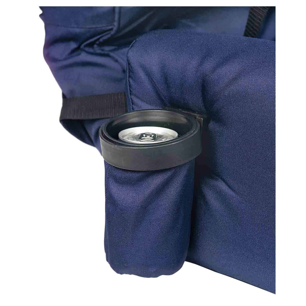 2026 High-Back Portable Seat with Armrests & Pockets, UV-Resistant, Water-Repellent Fabric