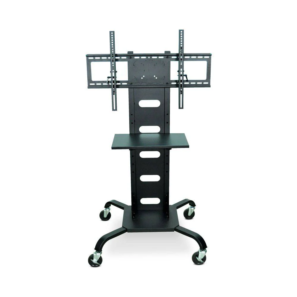 Mobile Flat Panel TV Stand – Easy Mobility, Universal Compatibility, Sturdy & Stable Design