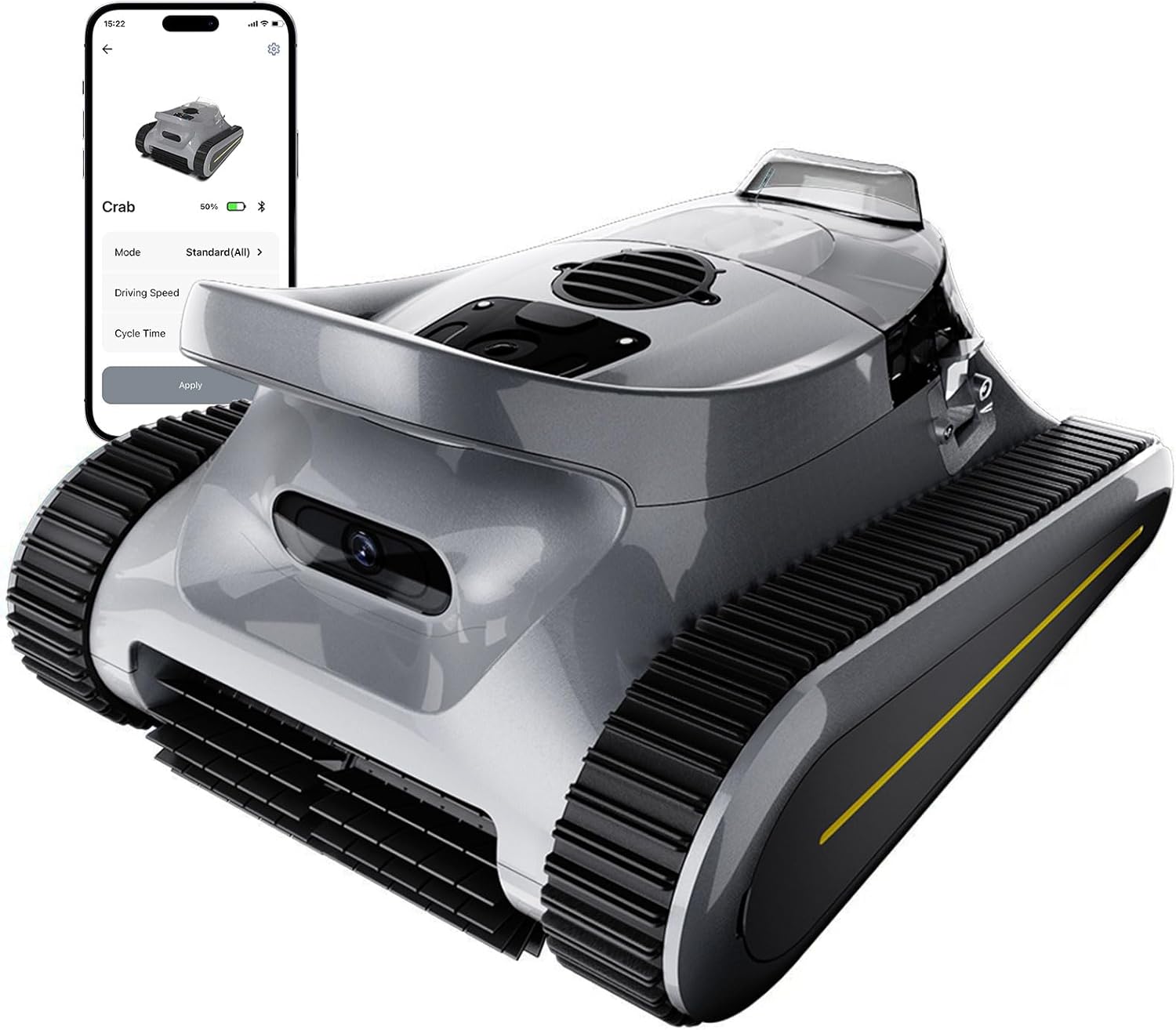 Cordless Robotic Pool Cleaner with Brushless Motor