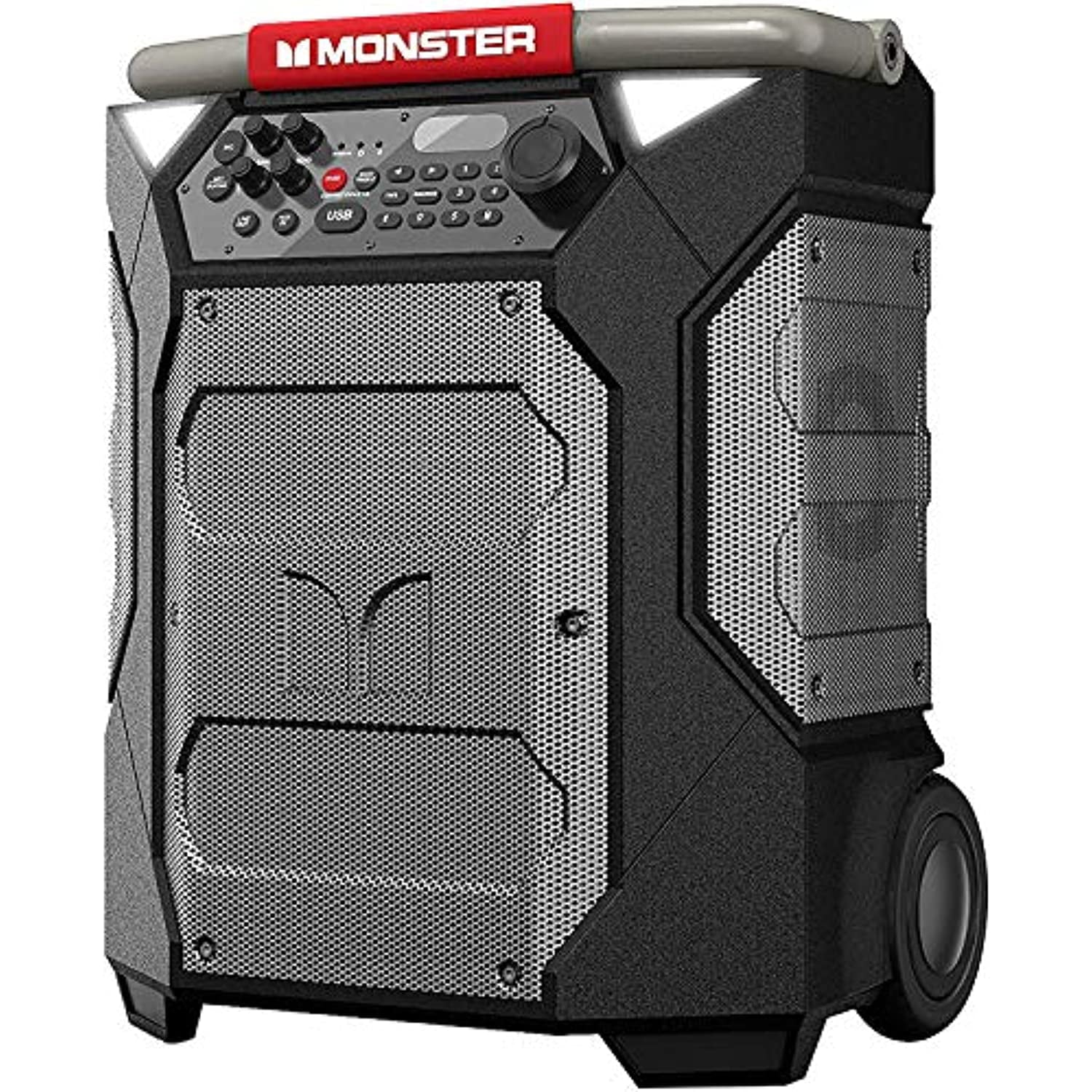 Monster Rockin�� Roller 270 Indoor/Outdoor Portable Bluetooth Speaker | Up to 200W of 270 Degree Sound & Up to 100 Hours of Playtime