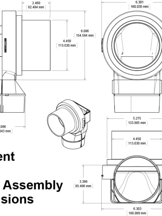 2025 MV-90 Magnetic Dryer Vent Coupling