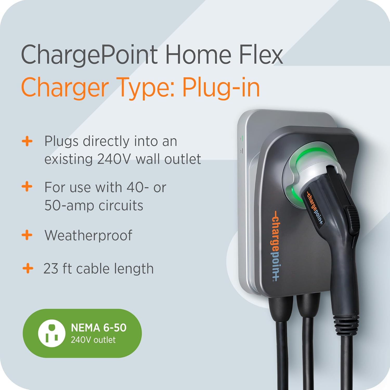 Homeflex Level 2 EV Charger J1772 – Fast Home Charging