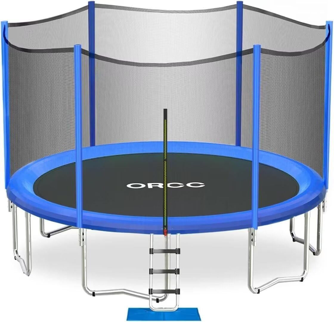 1200Lbs Capacity Outdoor Trampoline for Kids & Adults