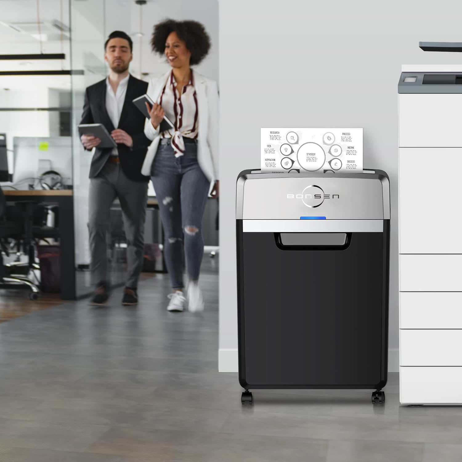 Heavy Duty 24-Sheet Cross-Cut Paper Shredder