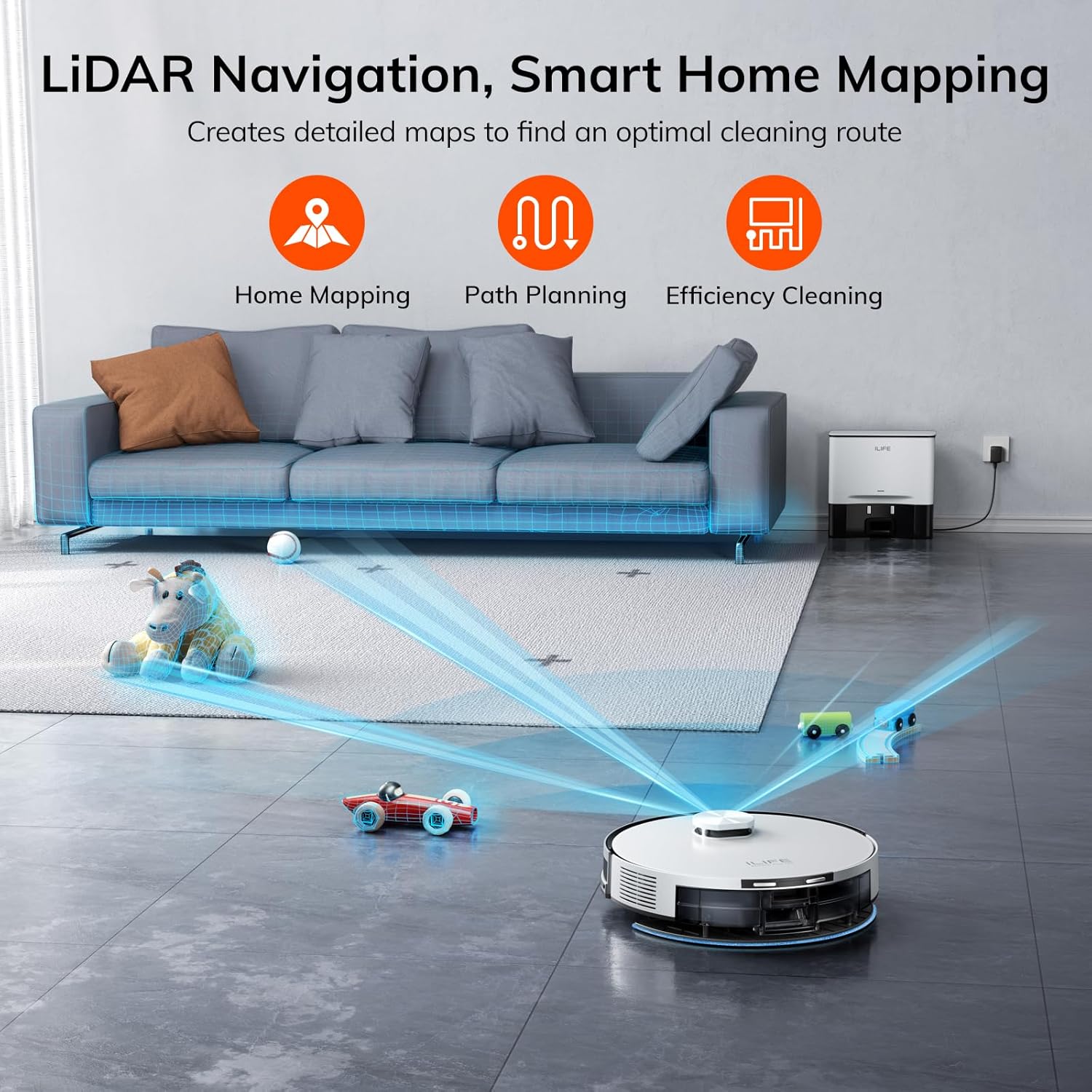 A30 Pro Robot Vacuum and Mop with Self-Emptying Station