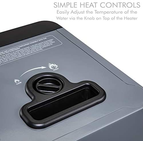 2026 Hike Crew Portable Propane Water Heater & Shower Pump �� Compact Outdoor Cleaning & Showering System w/LCD & Auto Safety Shutoff for Instant Hot Water While Camping, Hiking �� Carry Case Included