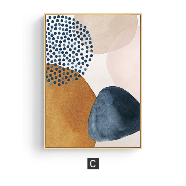 Abstract Morandi Watercolor Line