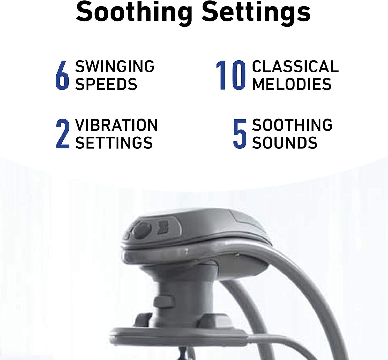 DuetSoothe Swing and Rocker – Sapphire