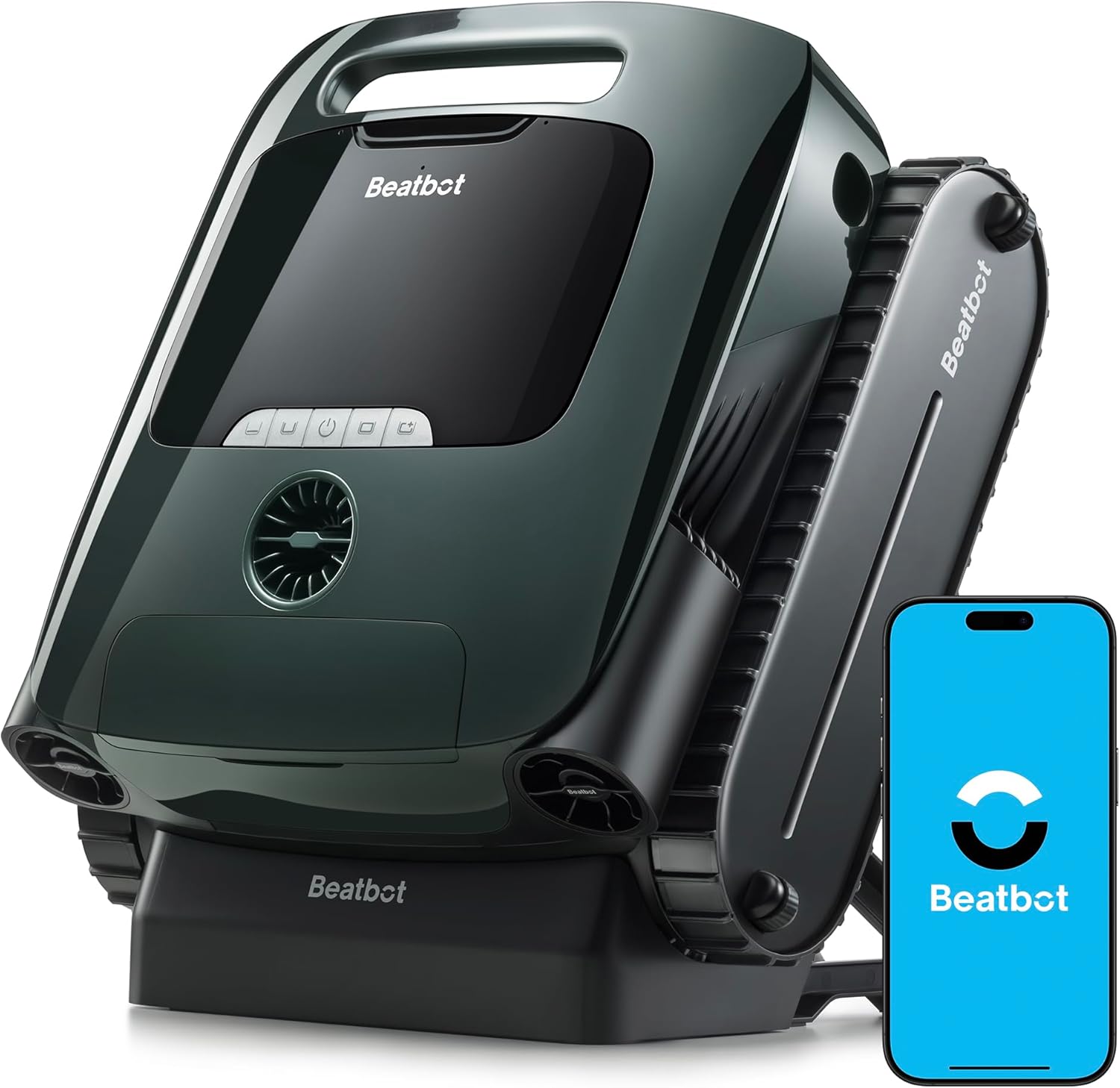 2026 Beatbot AquaSense 2 Pro Cordless Pool Vacuum Robot, Unmatched 5-in-1 Cleaning, Surface Parking, Skims Water Surface with APP Control, Water Clarification, for Pools up to 3,875 Sq.ft �� Emerald Green